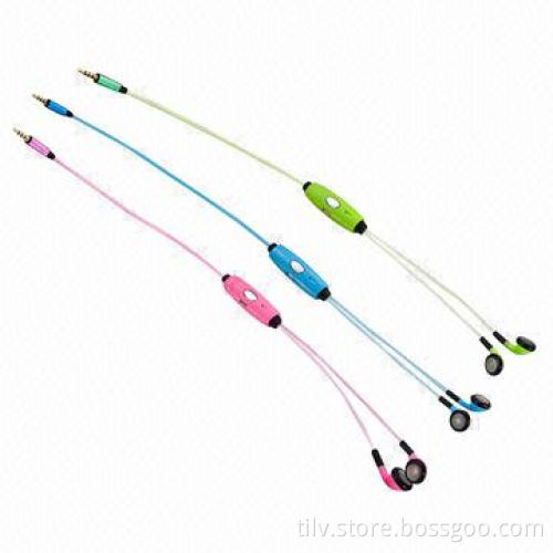 Bestselling lighting earphone for Windows phone/light up cable, with mic